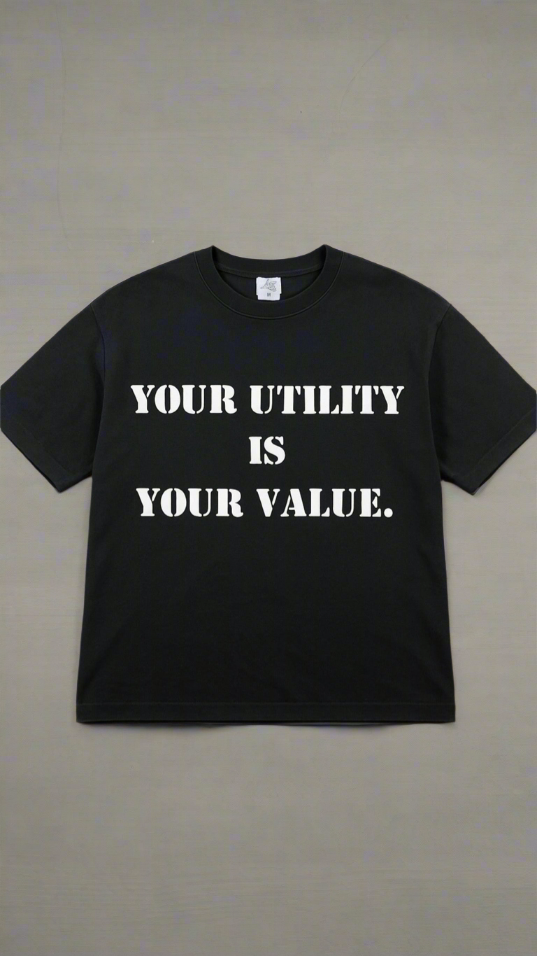 L.S "Utility" Cropped Tee (B)