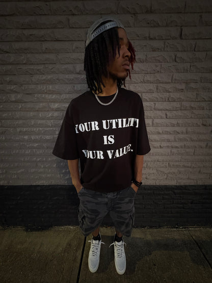 L.S "Utility" Cropped Tee (B)